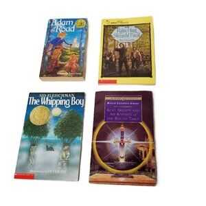 Medieval Europe Book Lot 4 King Arthur Whipping Boy Robin Hood